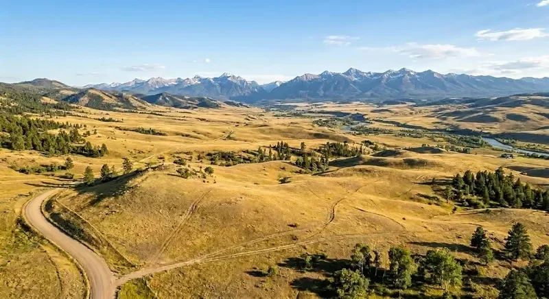 Beautiful vacant land with rolling hills and natural landscape